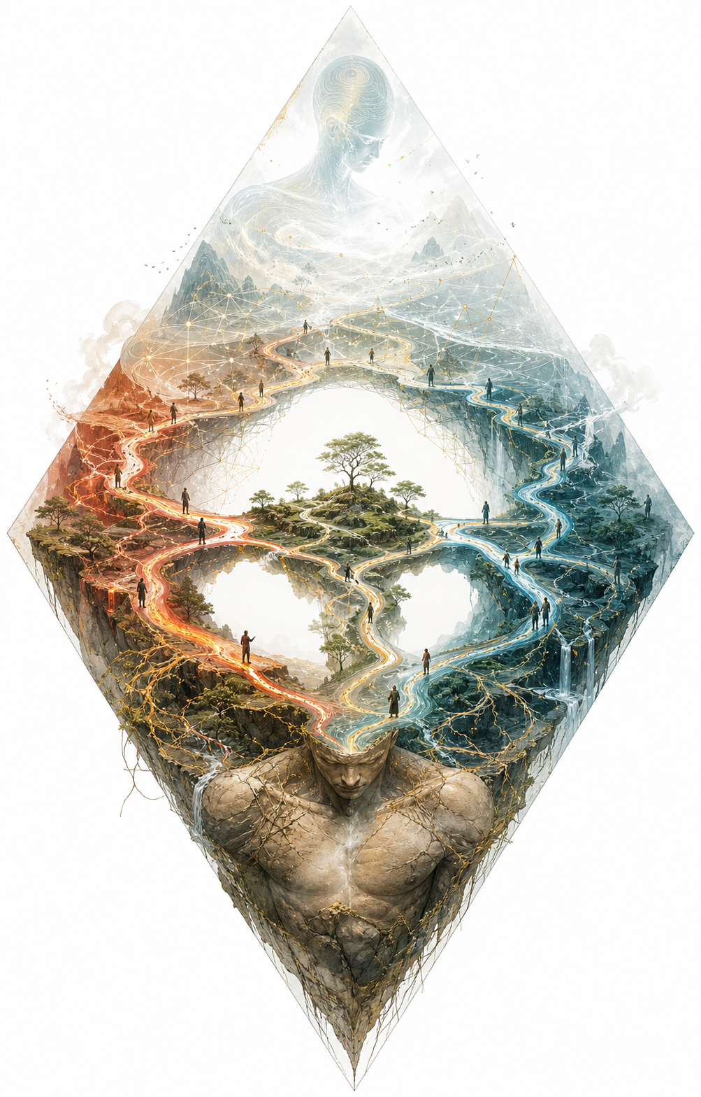 Fire and water, body and spirit